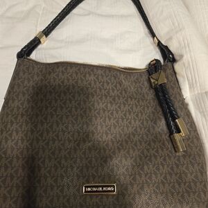 Michael Kors Monogram Brown Shoulder Bag